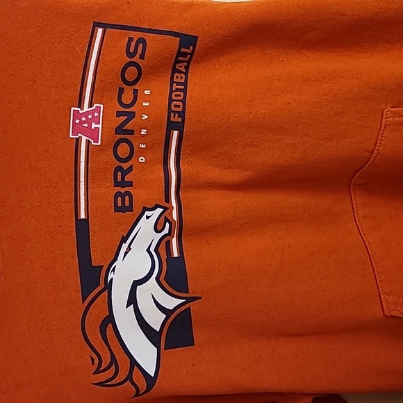NFL‎ Youth Denver Broncos Pullover Hoodie - Size Medium - Picture 2 of 12